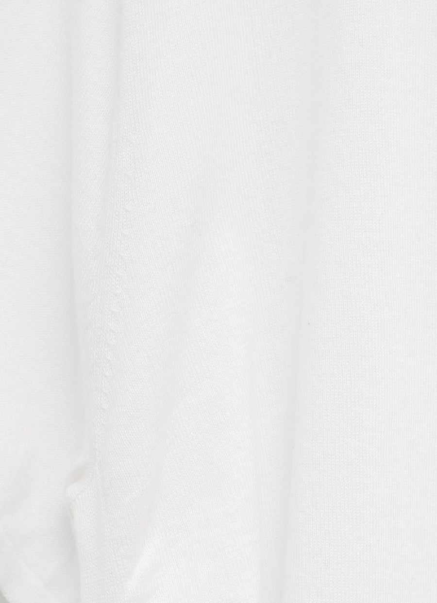 Camiseta de manga corta drapeada