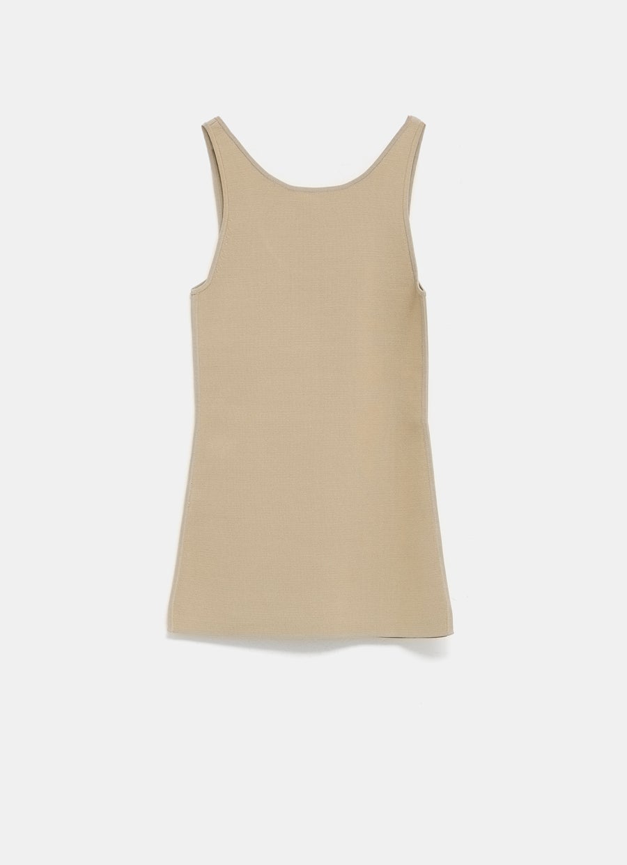 Top de tirantes de punto compacto