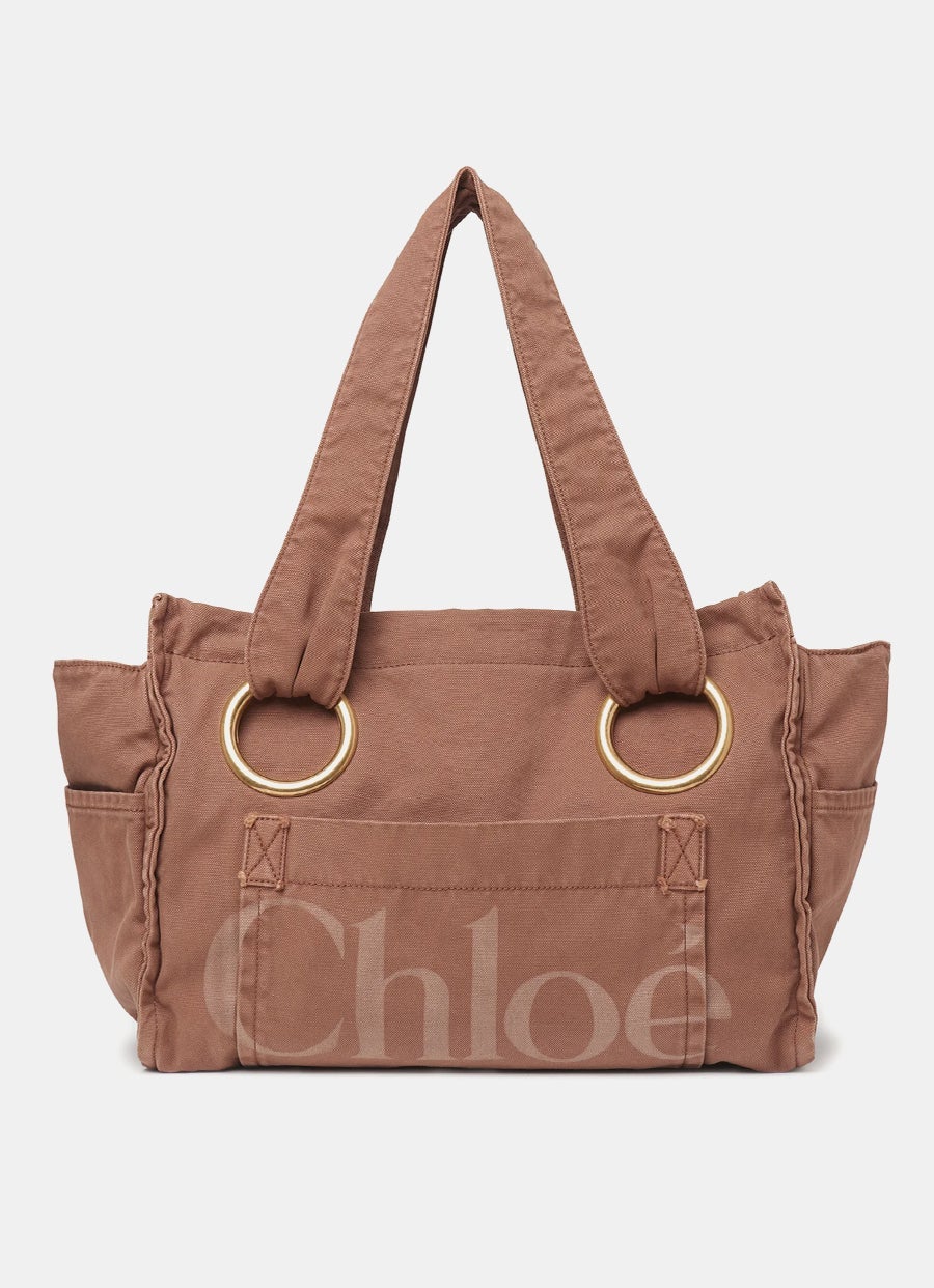 Bolso tote Chloé Plage de algodón