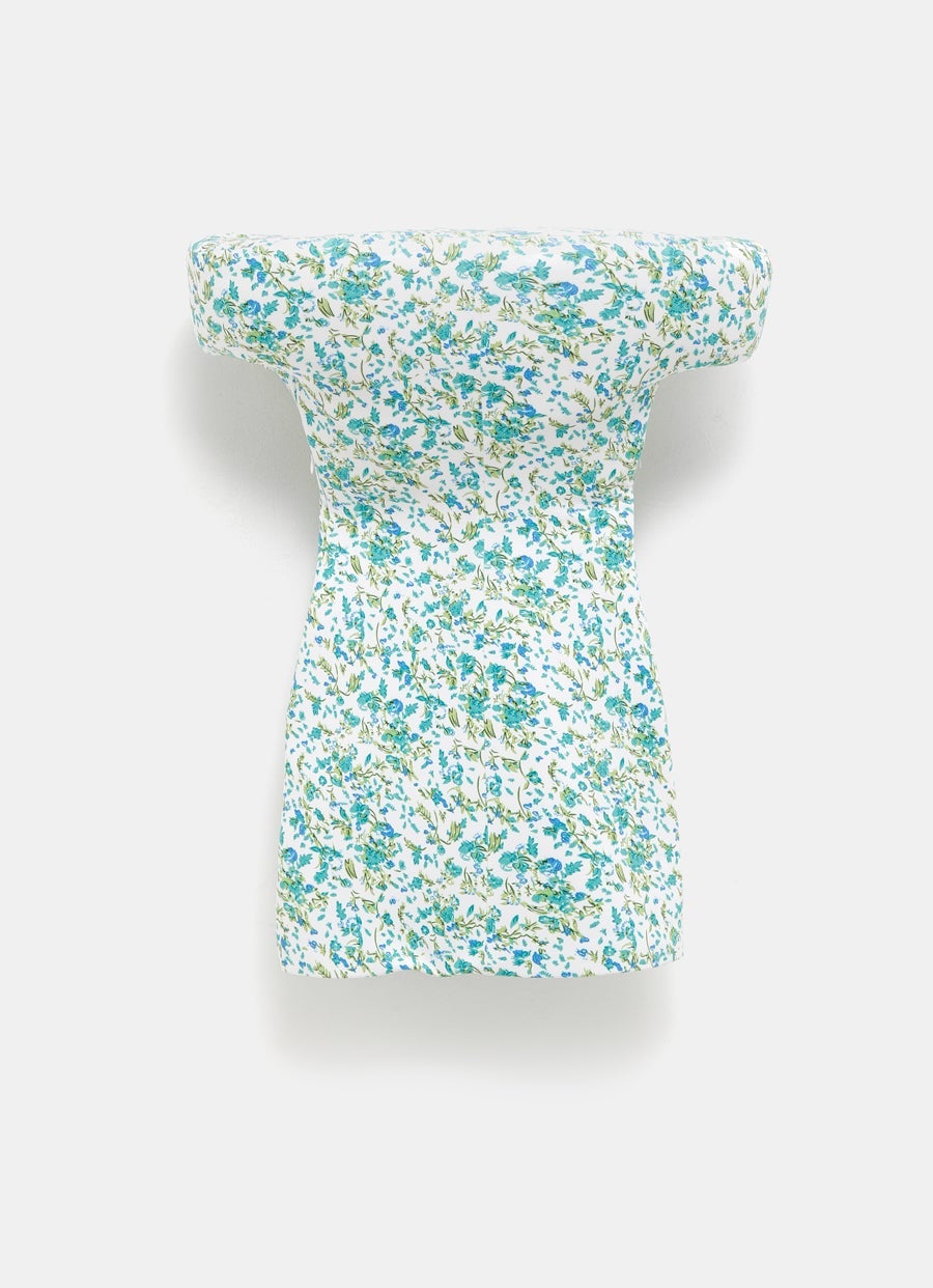 Minivestido acolchado