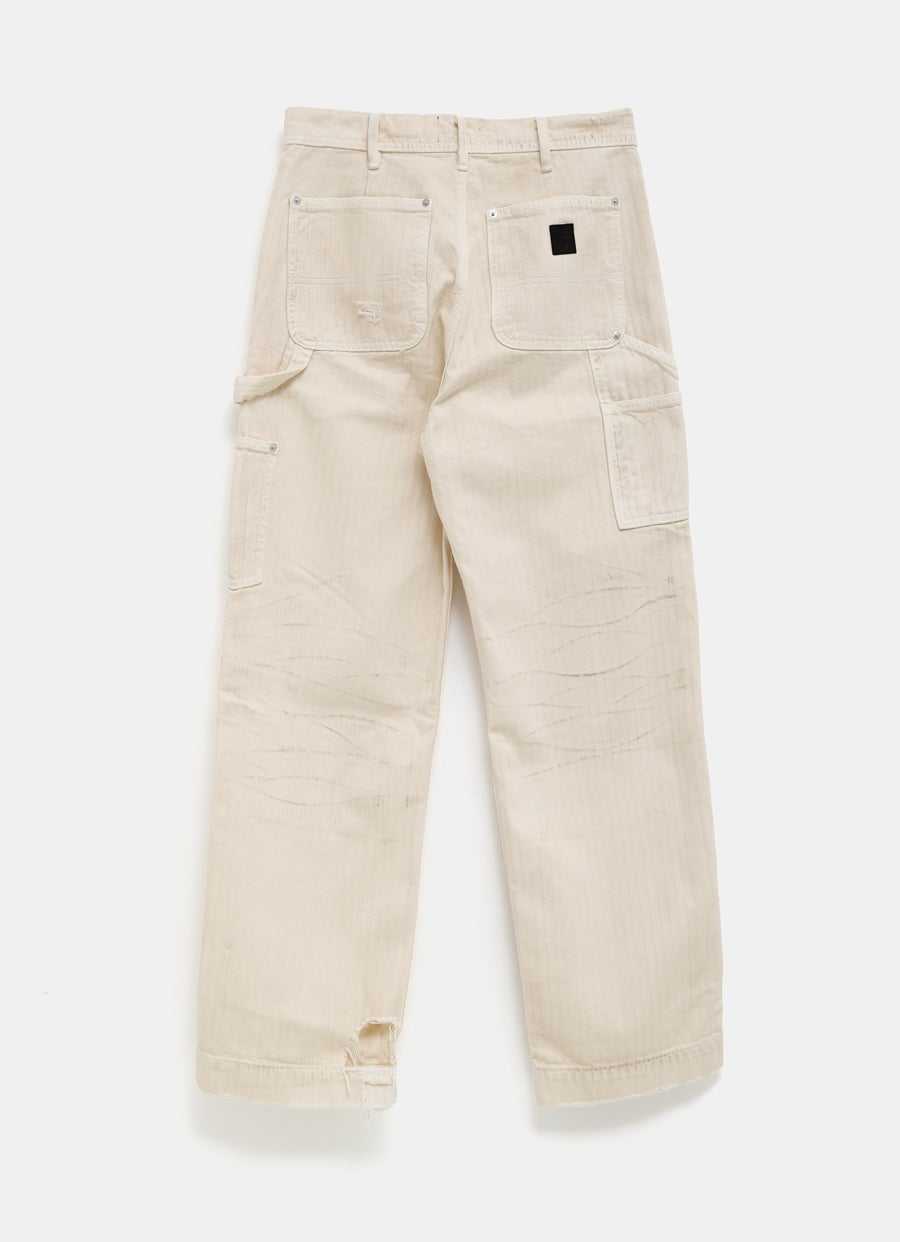 Vaqueros Double Knee Paint