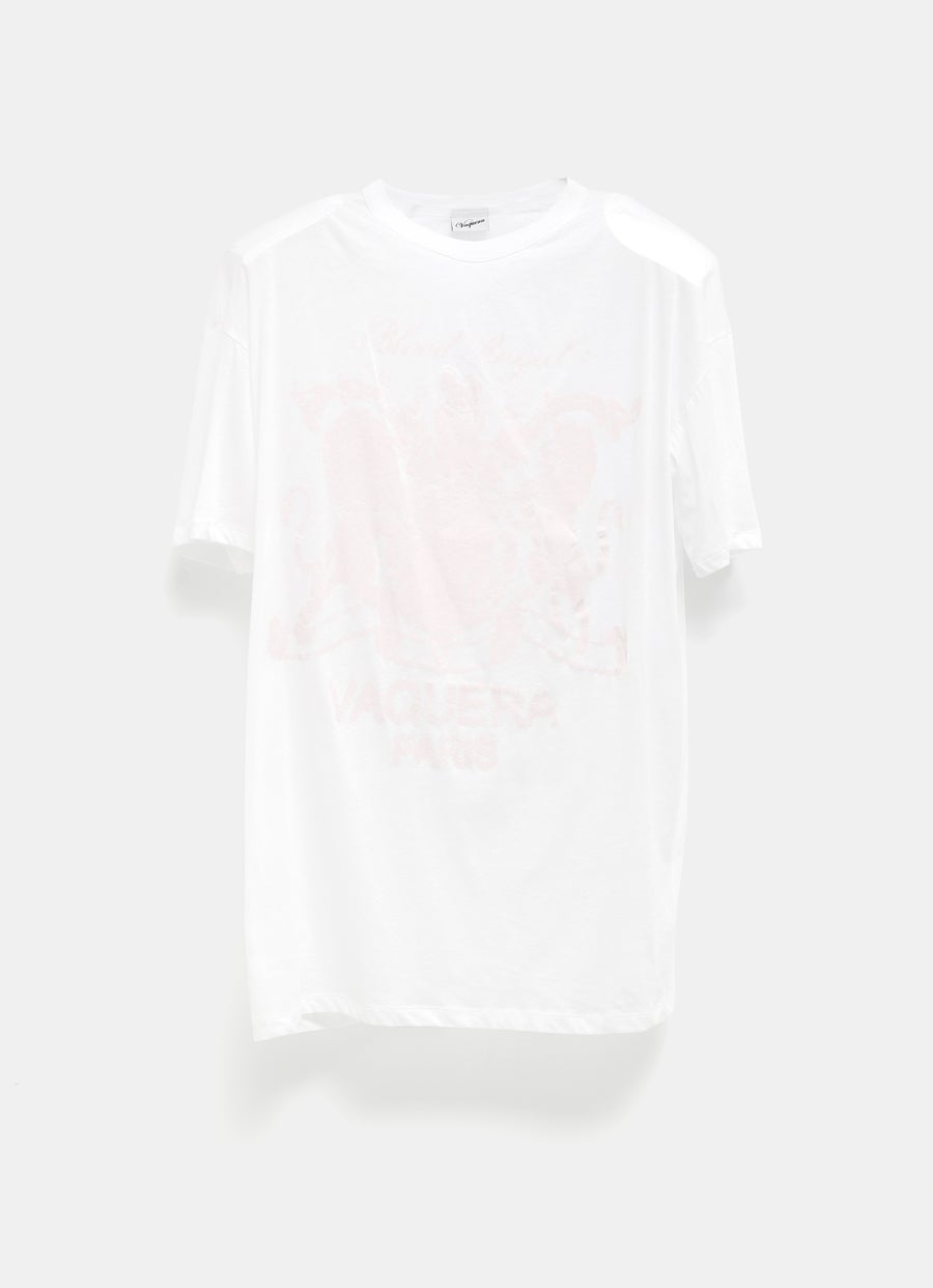 Camiseta oversize con estampado