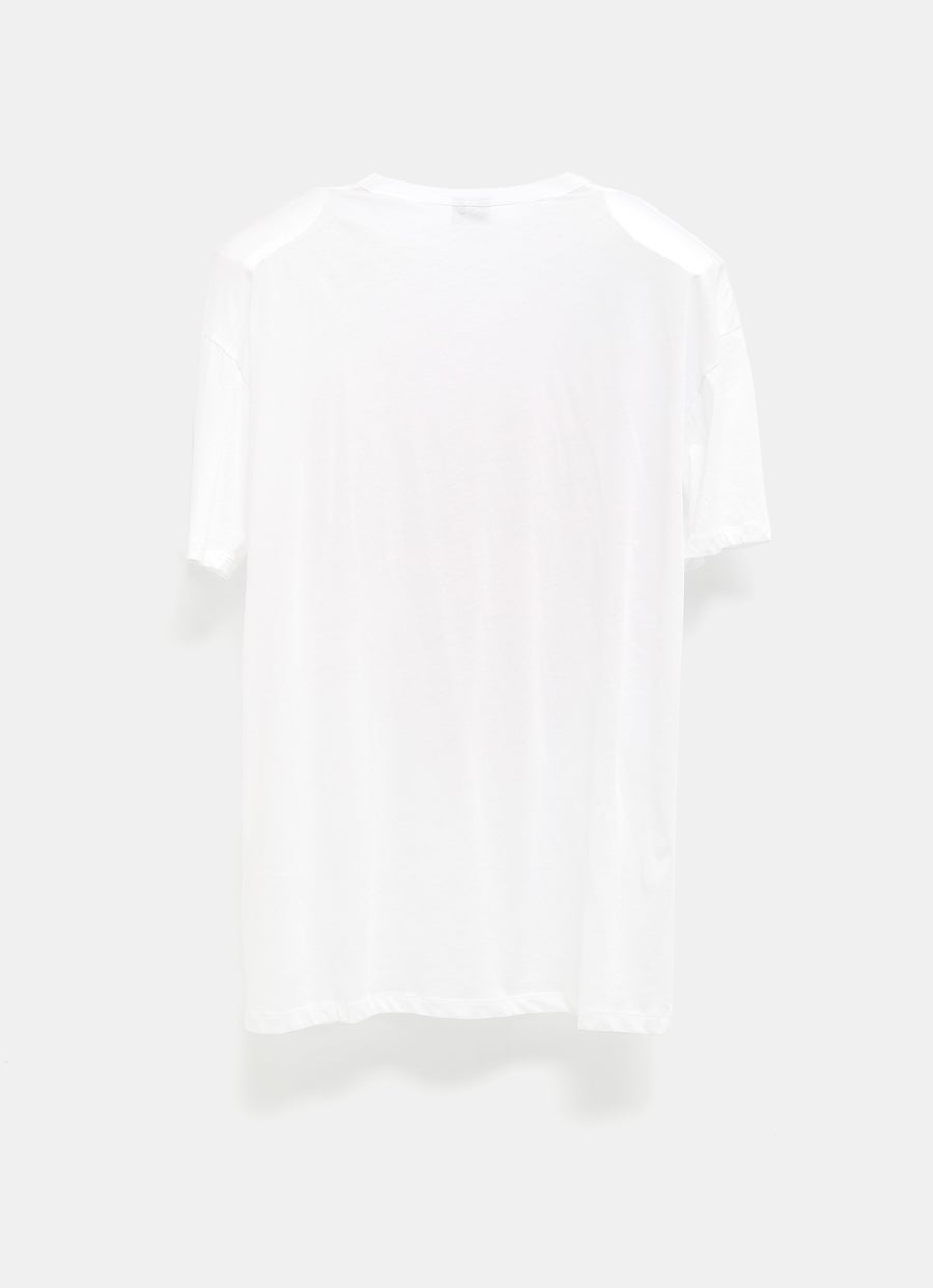 Camiseta oversize con estampado