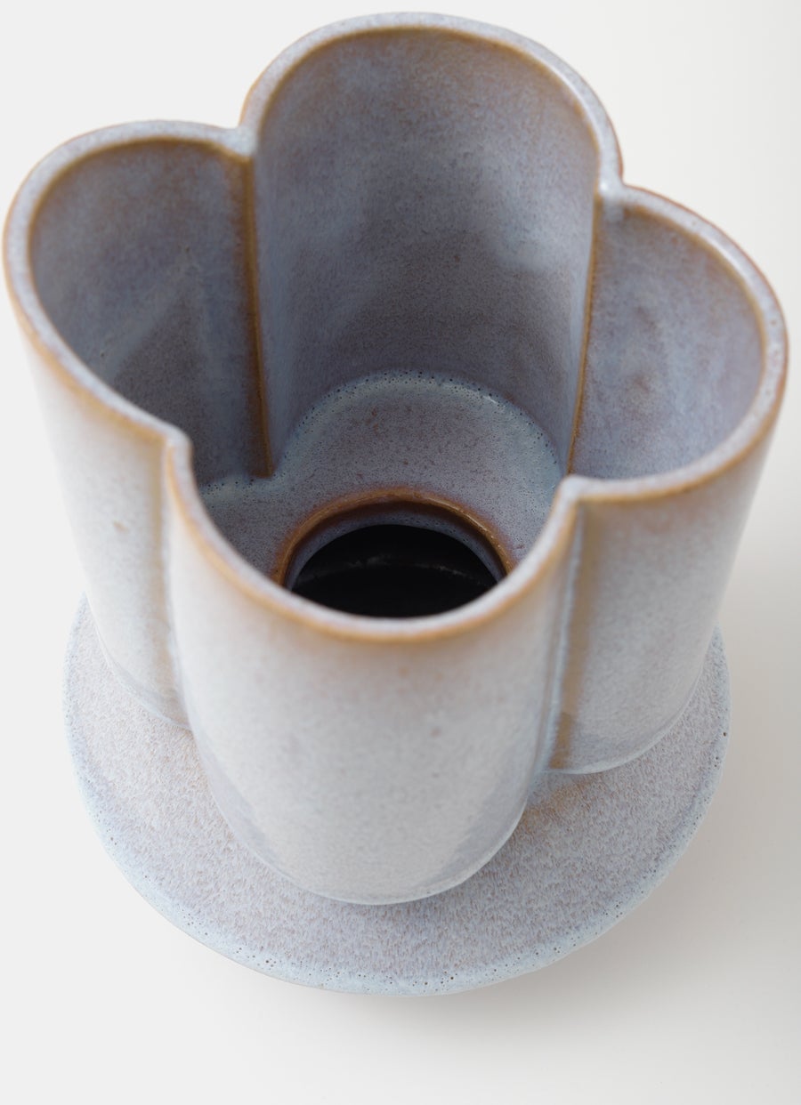 Jarrón Oval Scallop