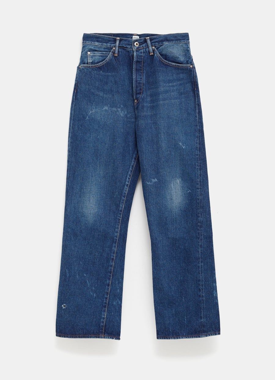 Pantalón vaquero Selvedge denim baggy para mujer