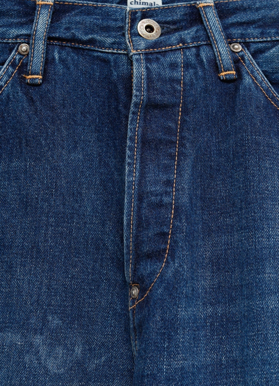 Pantalón vaquero Selvedge denim baggy para mujer