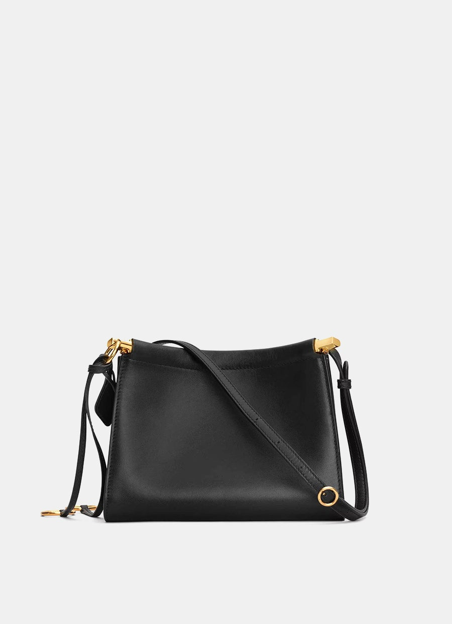 Bolso pequeño cuadrado Le Click de piel brillante