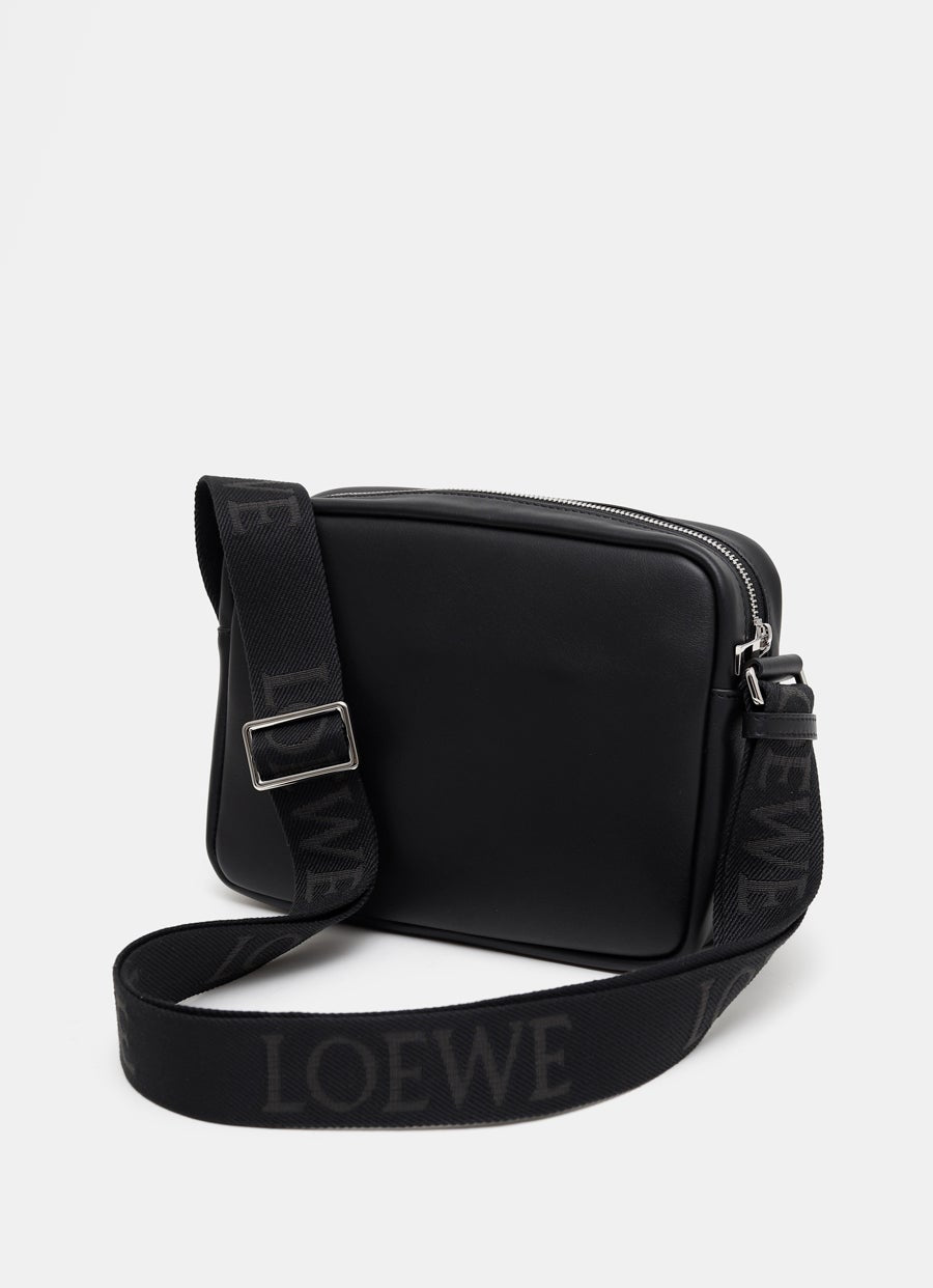 Bolso Pebble Messenger mediano para hombre