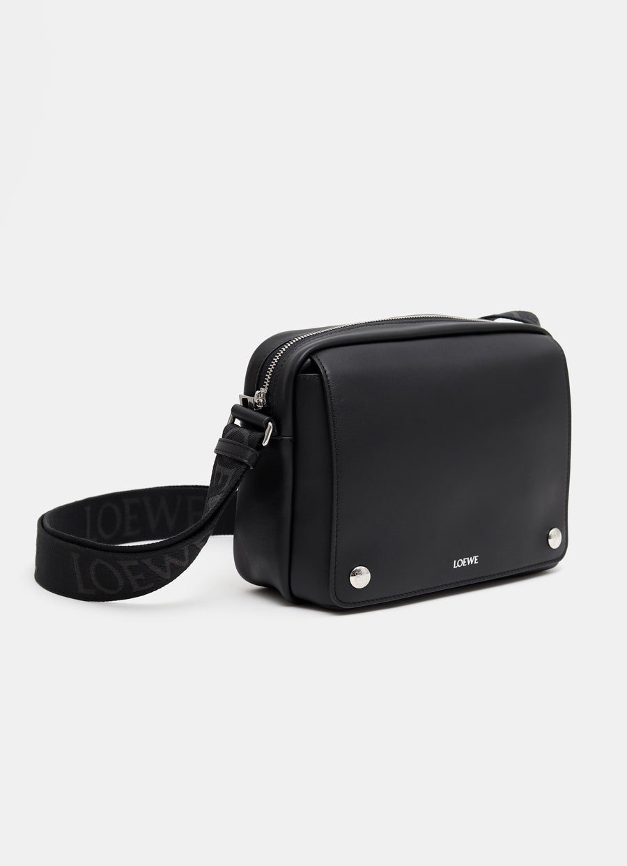 Bolso Pebble Messenger mediano para hombre