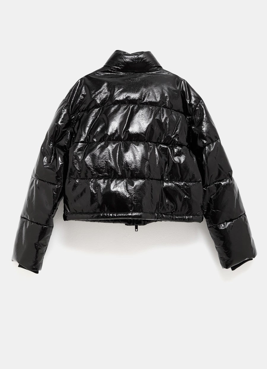 Plumífero Vinyl corto