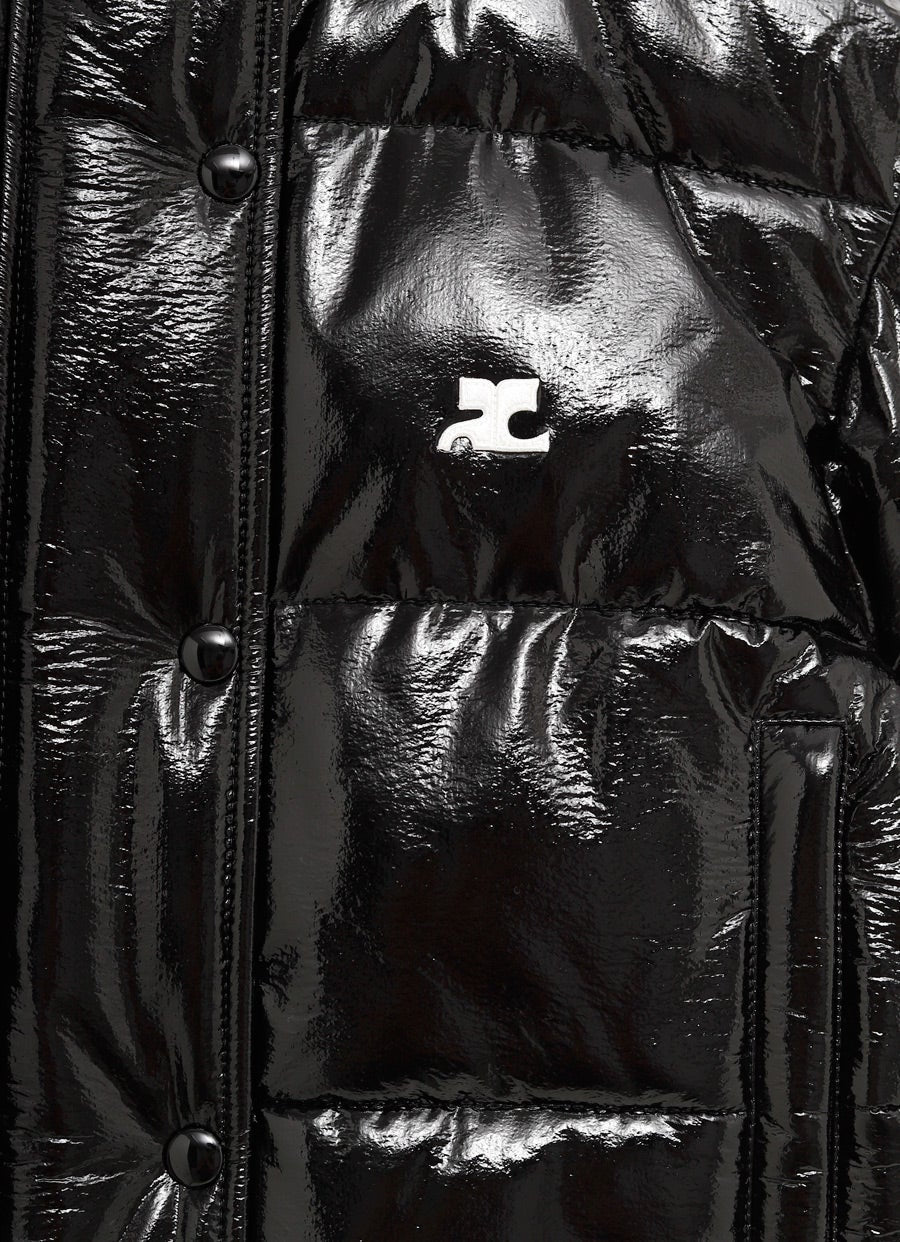 Plumífero Vinyl corto