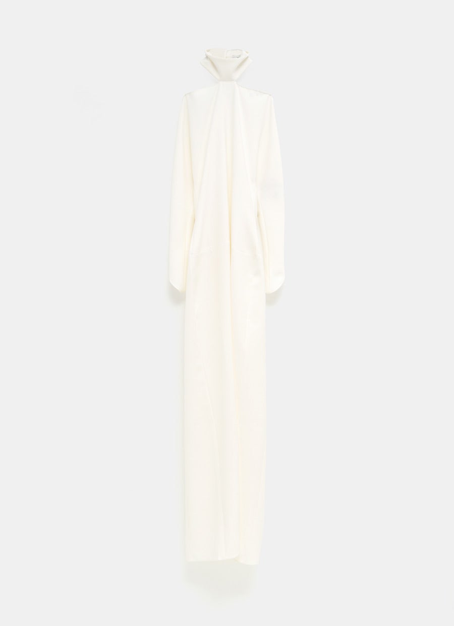 Vestido de noche Circle con cuello alto