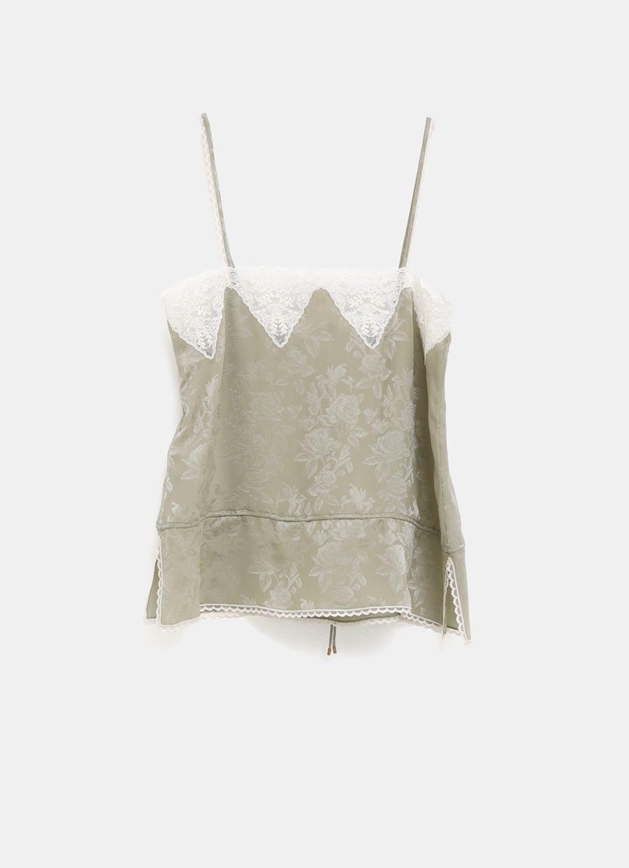 Top de tirantes y encaje