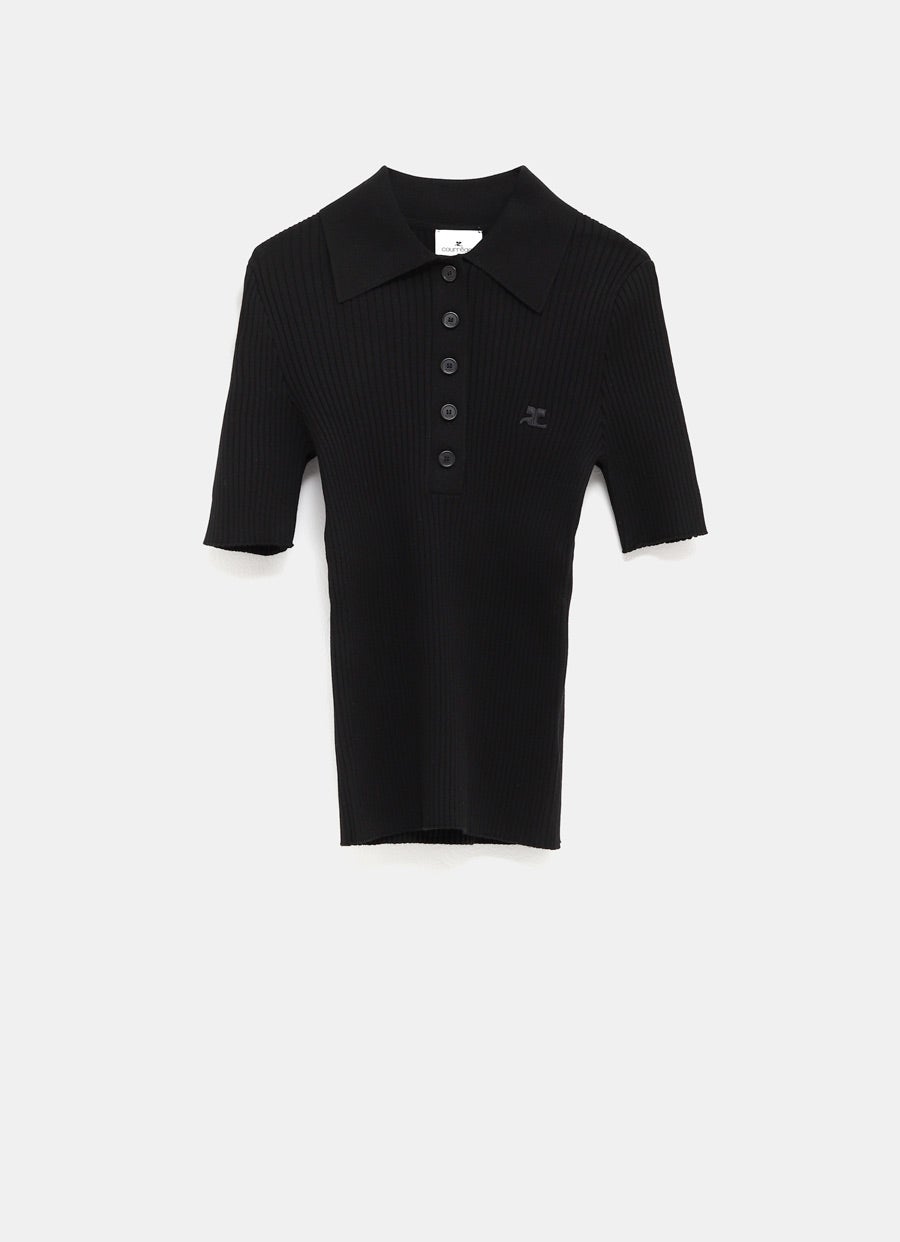 Polo de canalé Iconic