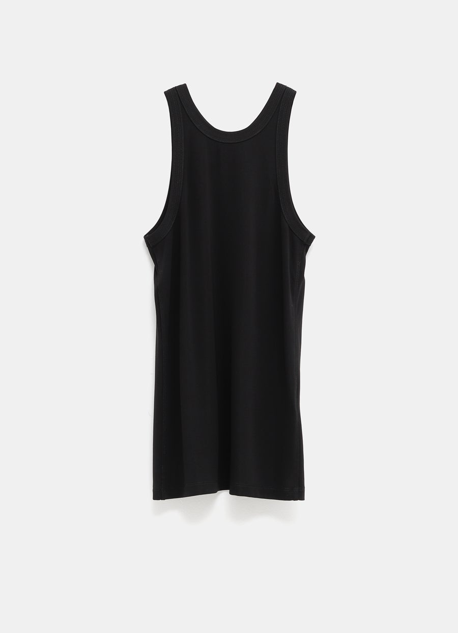 Camiseta de tirantes curva