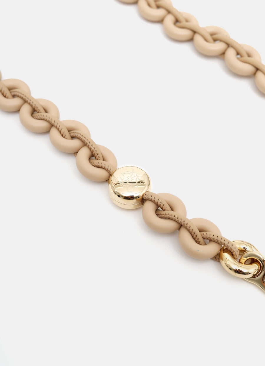 Cadena con eslabones circulares gruesos