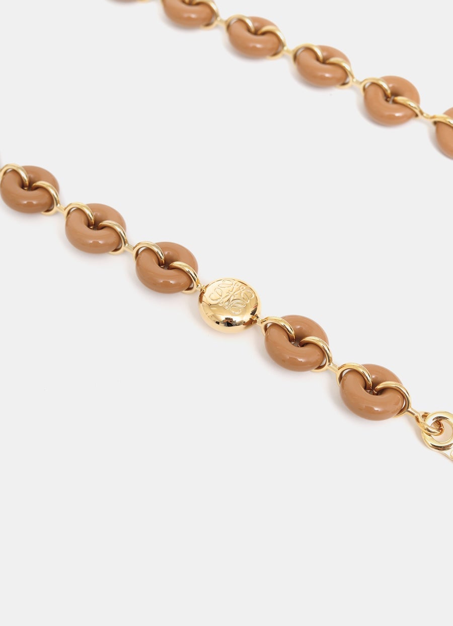 Cadena con eslabones circulares gruesos