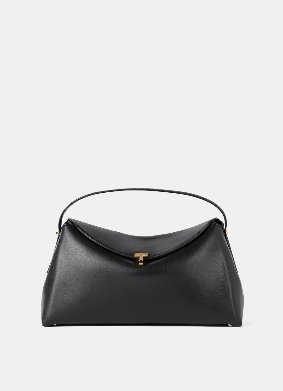 Bolso T-Lock de piel suave