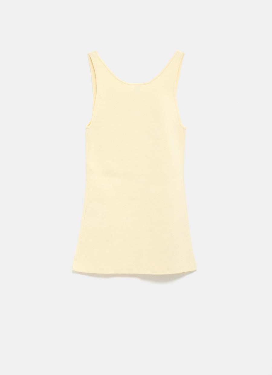 Top de tirantes de punto compacto