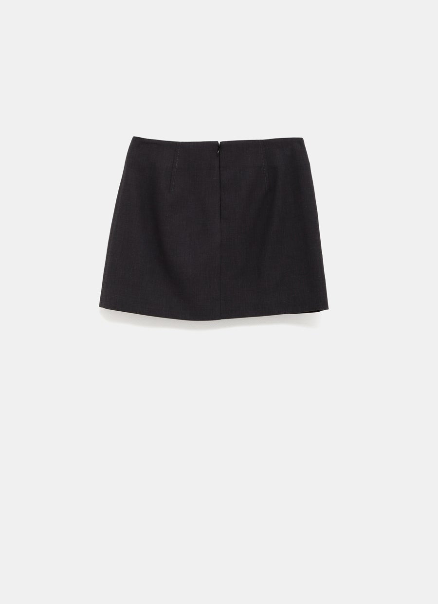 Minifalda con bolsillos