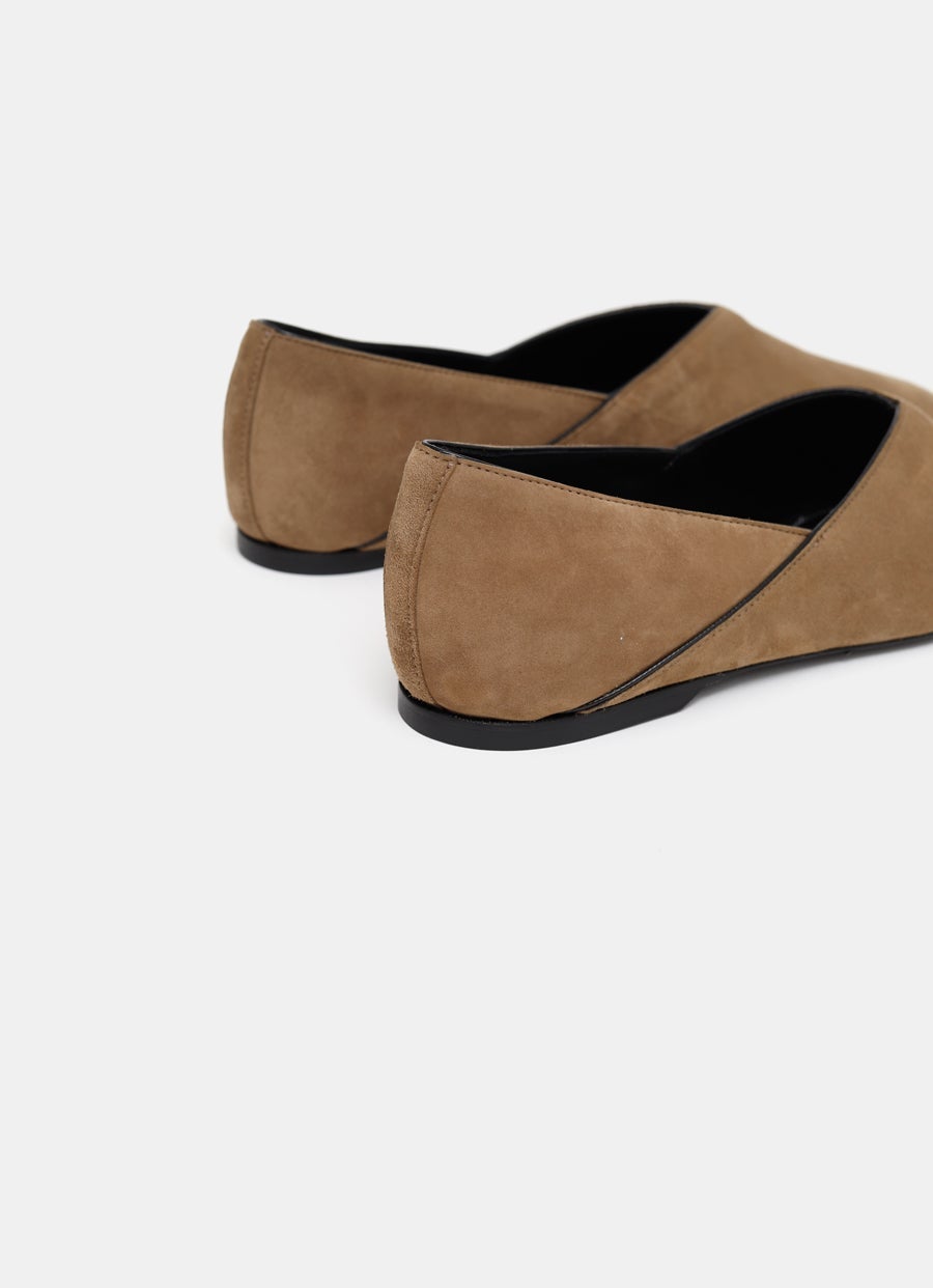 Zapato plano Everyday de ante