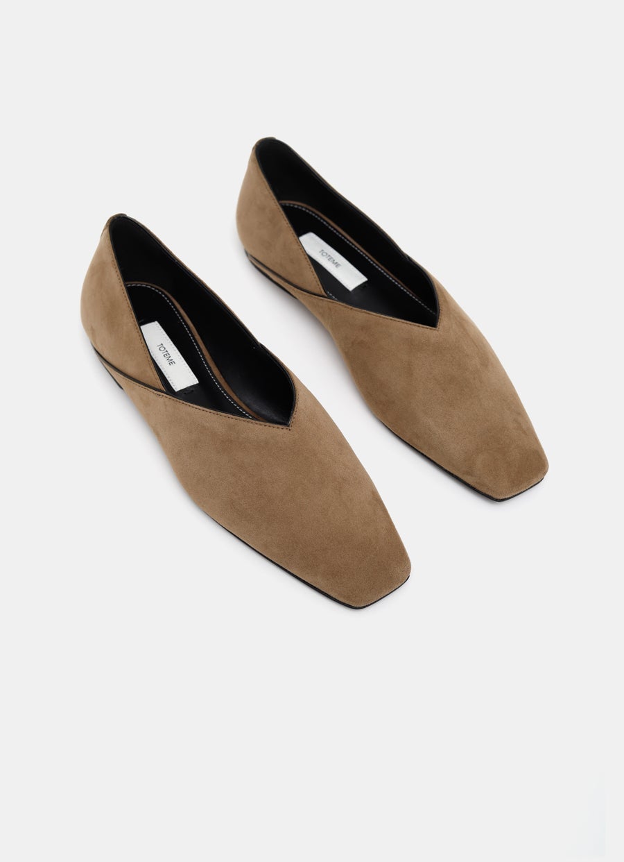 Zapato plano Everyday de ante
