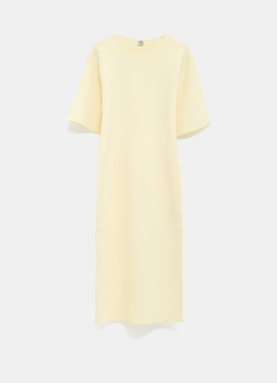 Vestido camiseta de punto