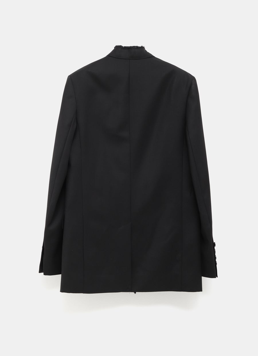 Chaqueta con remate deshilachado