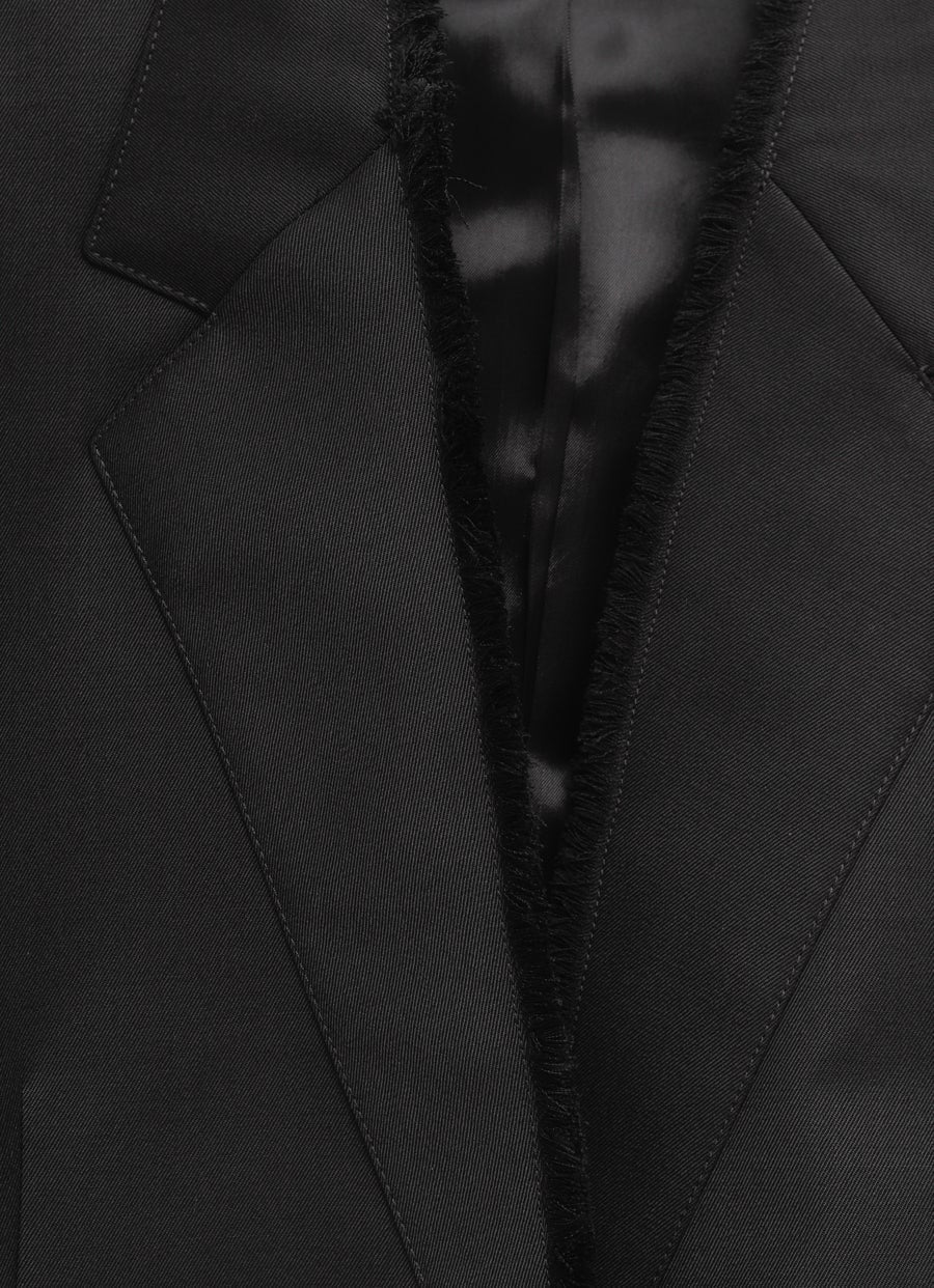 Chaqueta con remate deshilachado