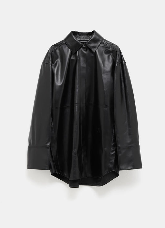 Camisa en piel napa de cordero