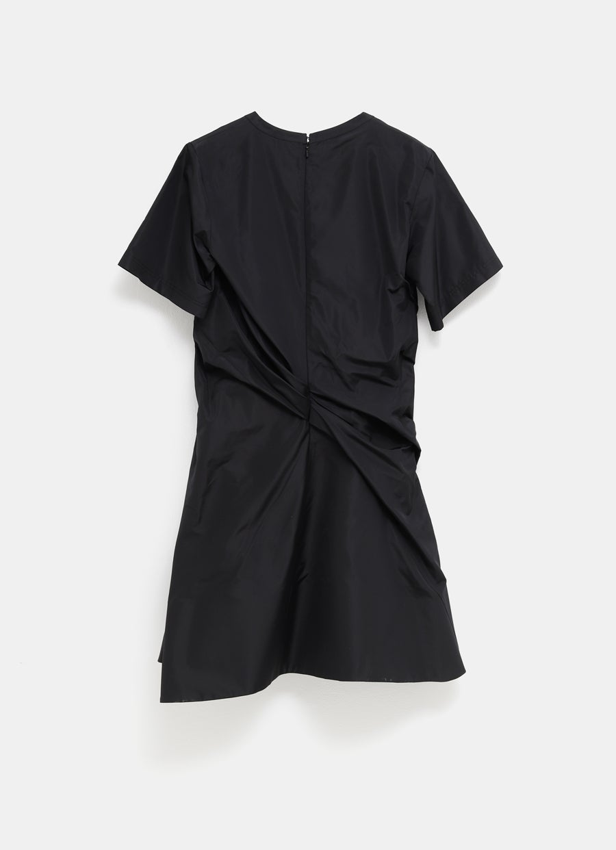 Vestido en tafetán mezcla de seda