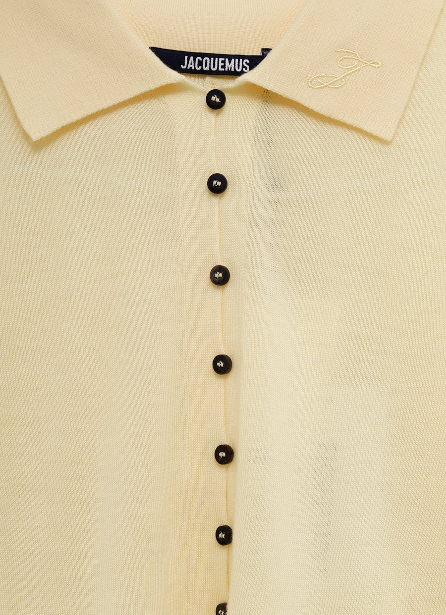 Polo Merino de manga larga para mujer