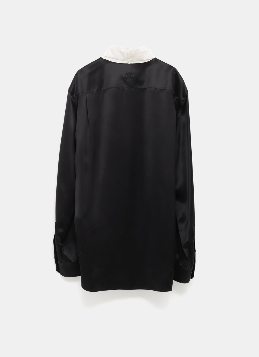 Camisa con pecho en contraste