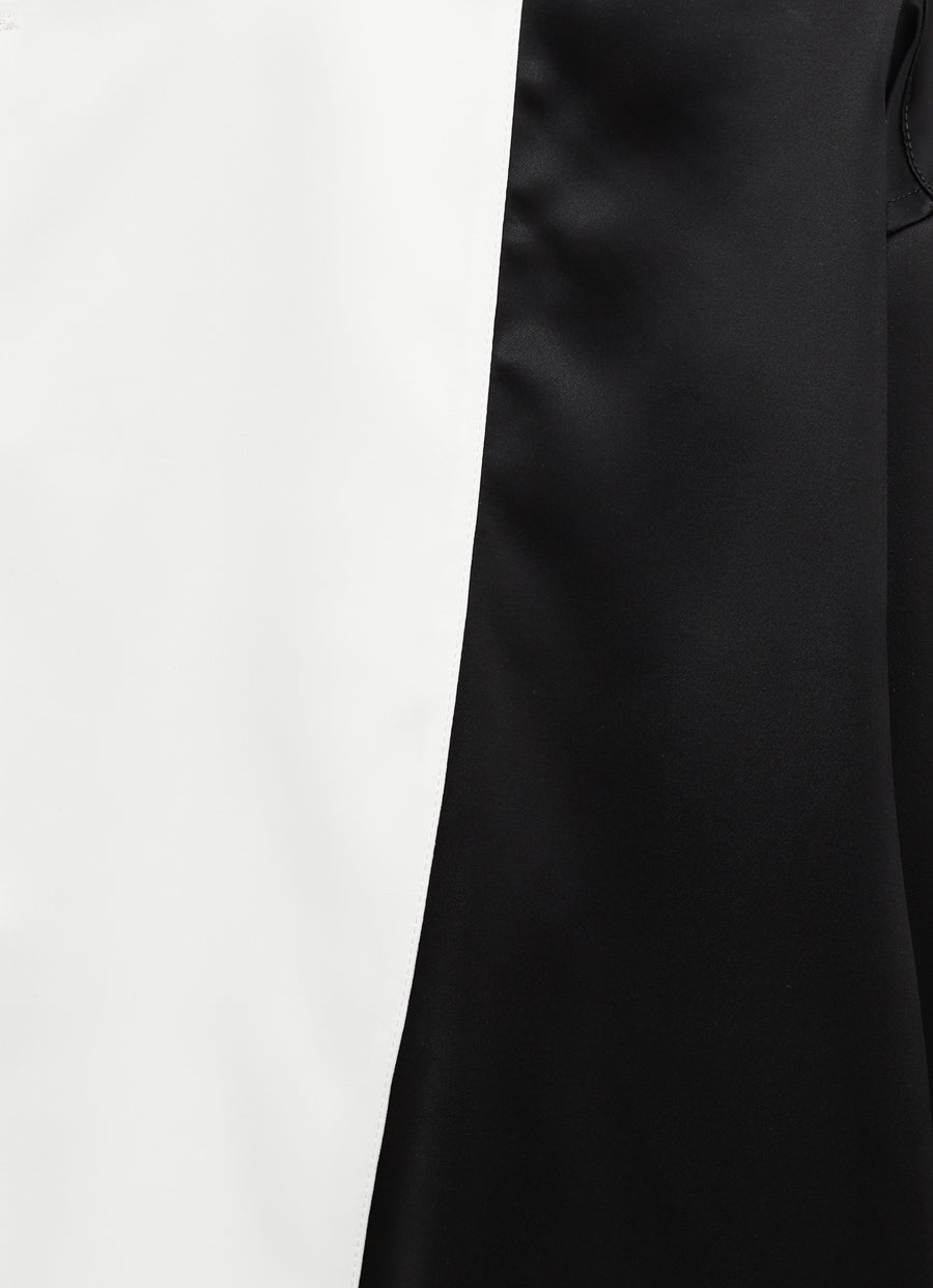 Camisa con pecho en contraste