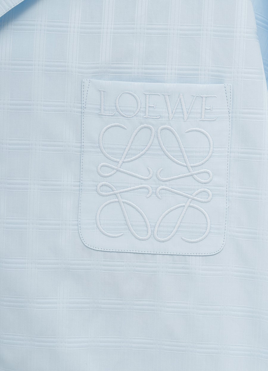 Camisa de manga corta a cuadros