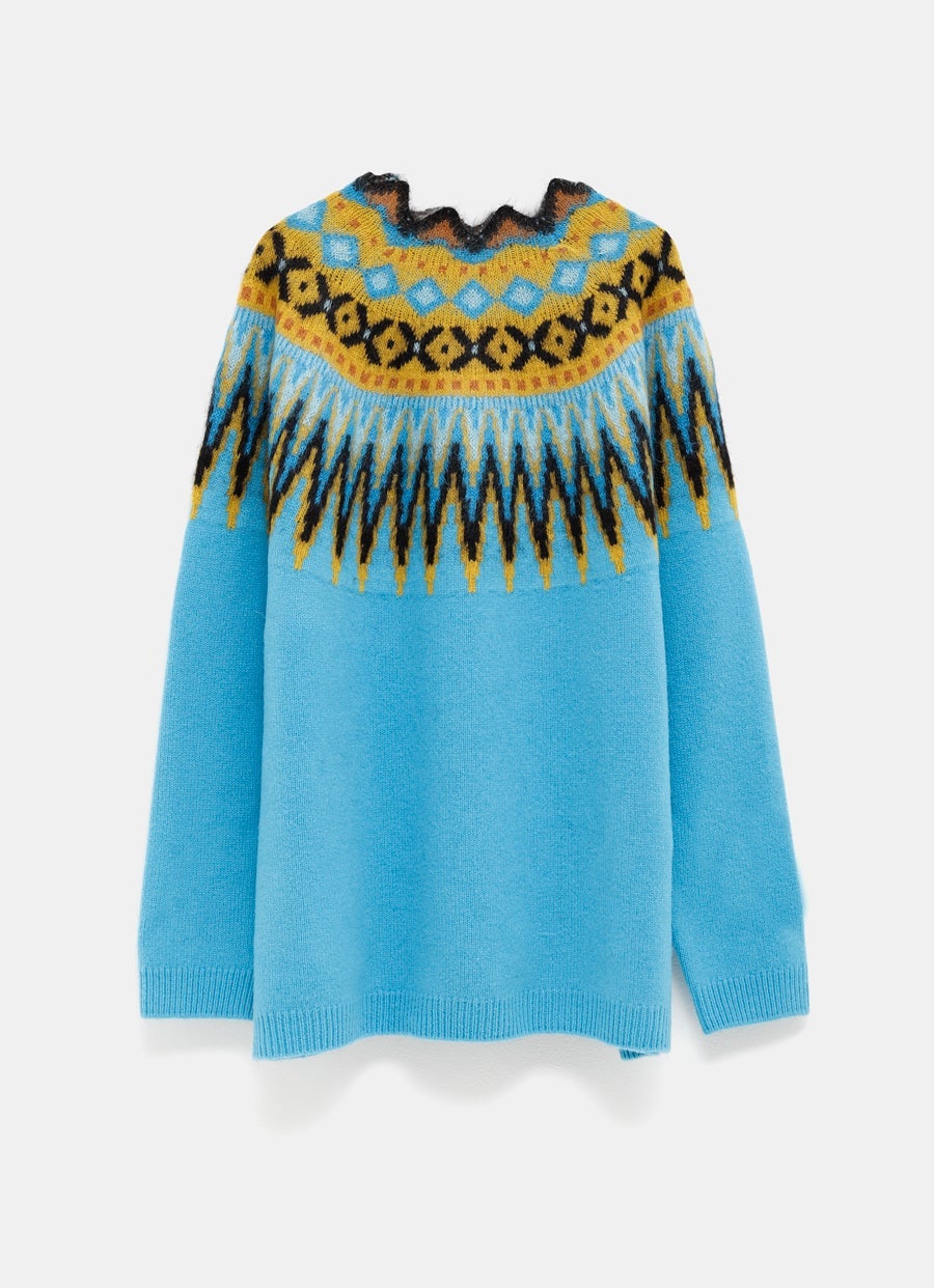 Jersey de lana y mohair para hombre