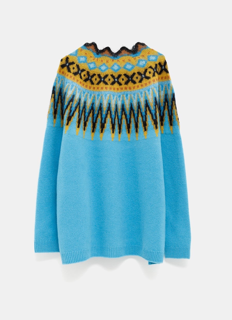 Jersey de lana y mohair para hombre