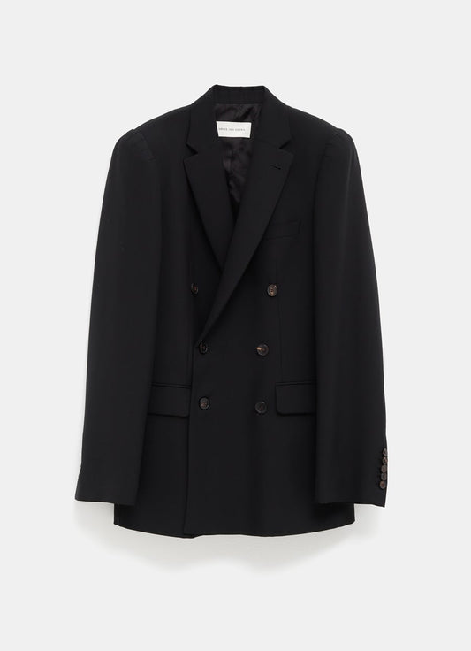 Chaqueta cruzada de lana