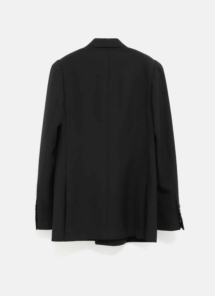 Chaqueta cruzada de lana