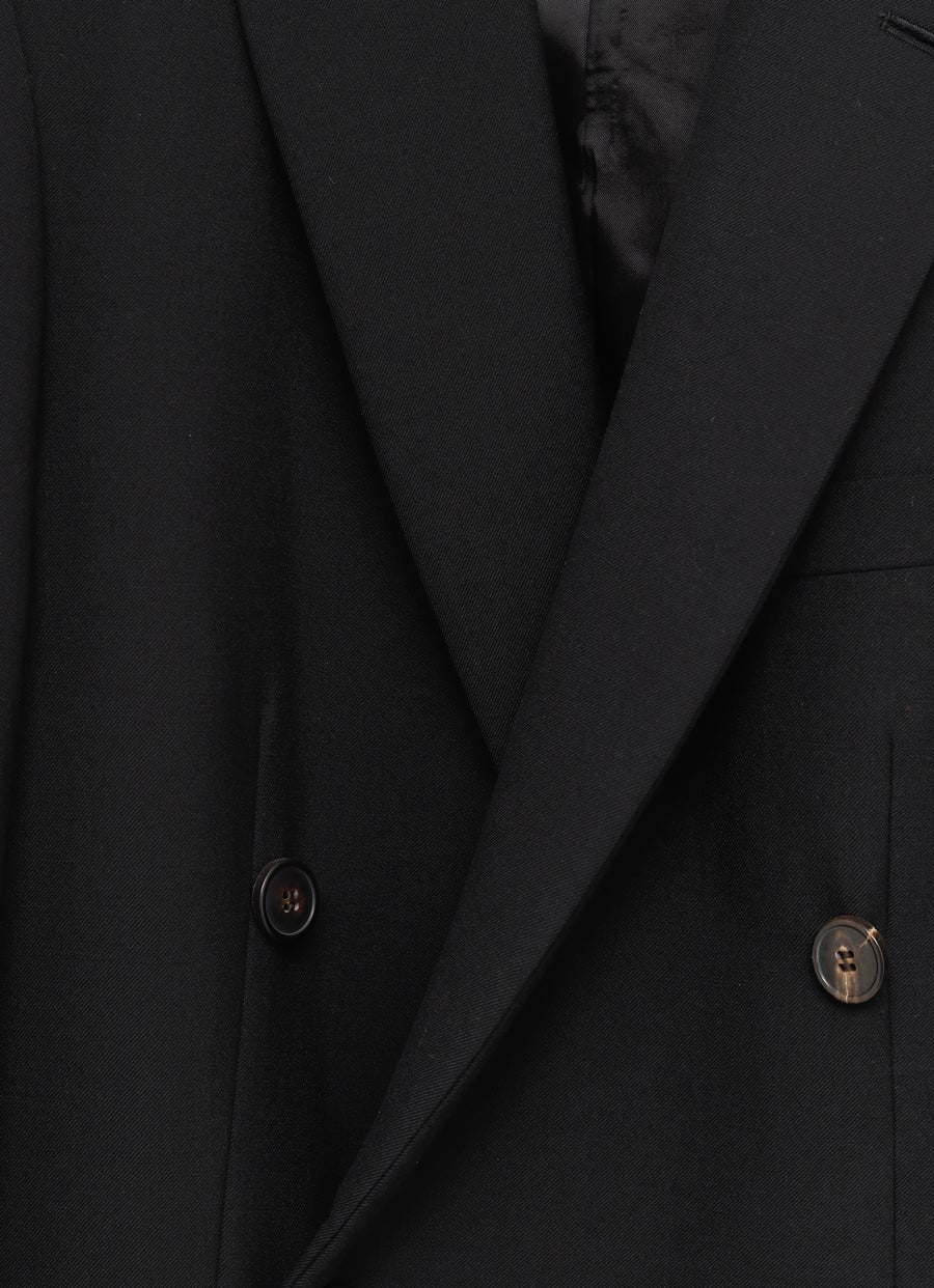 Chaqueta cruzada de lana