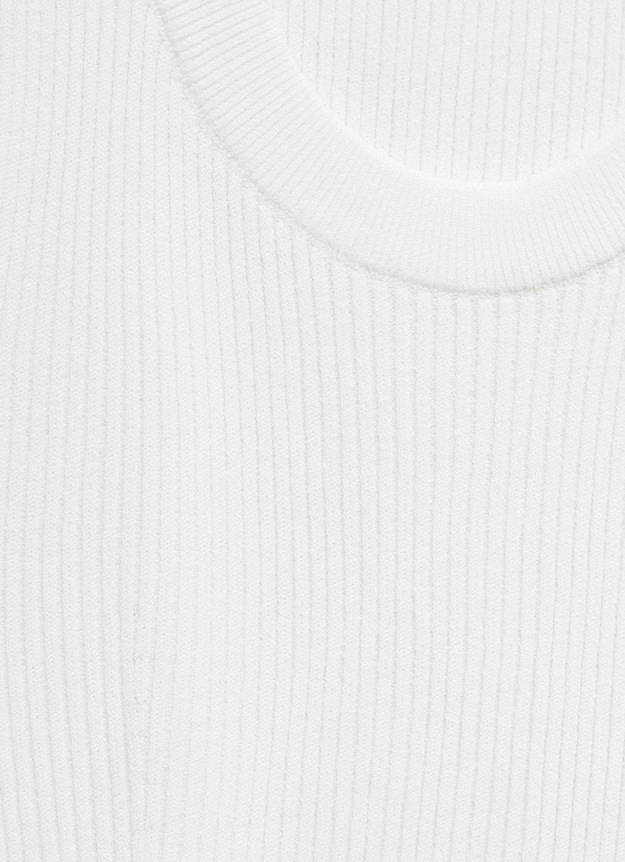 Body de canalé sin mangas