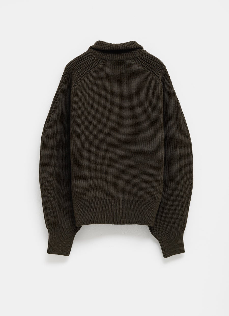 Cárdigan con cremallera Merino para hombre