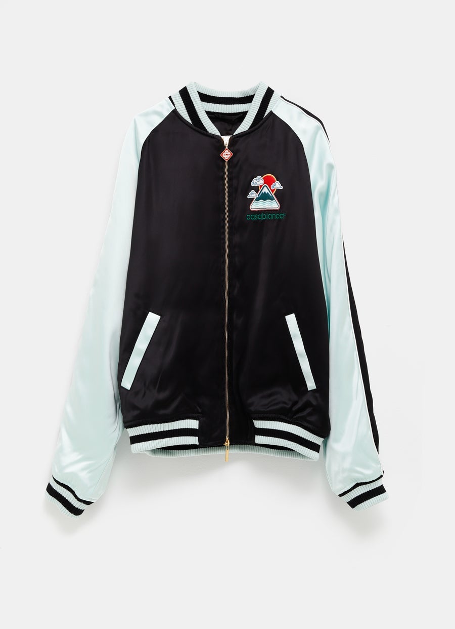 Chaqueta bomber bordada