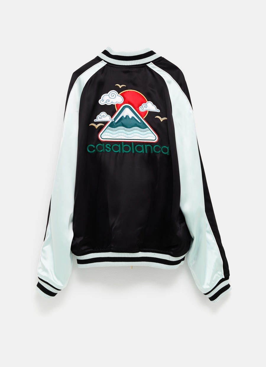 Chaqueta bomber bordada