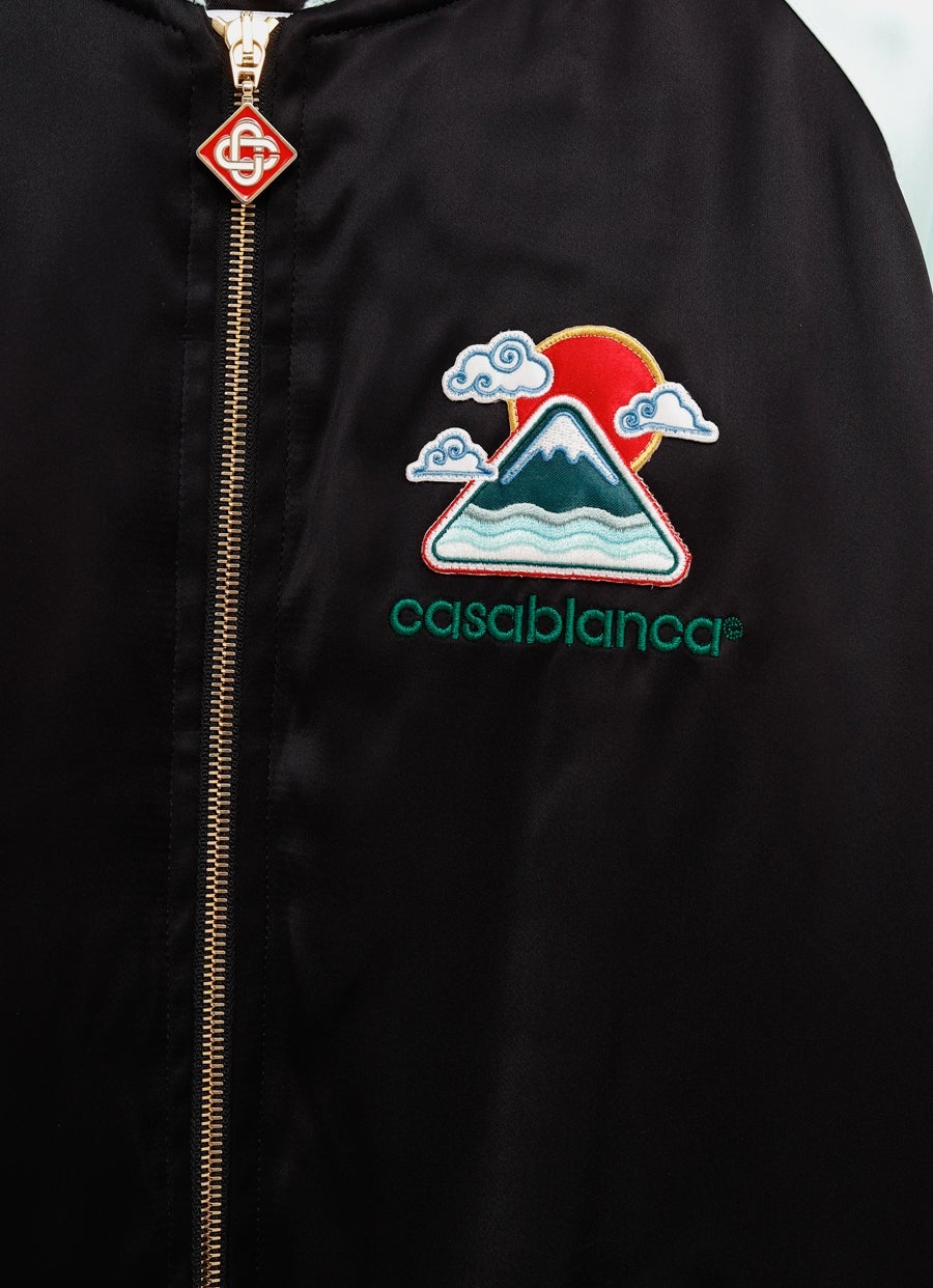 Chaqueta bomber bordada