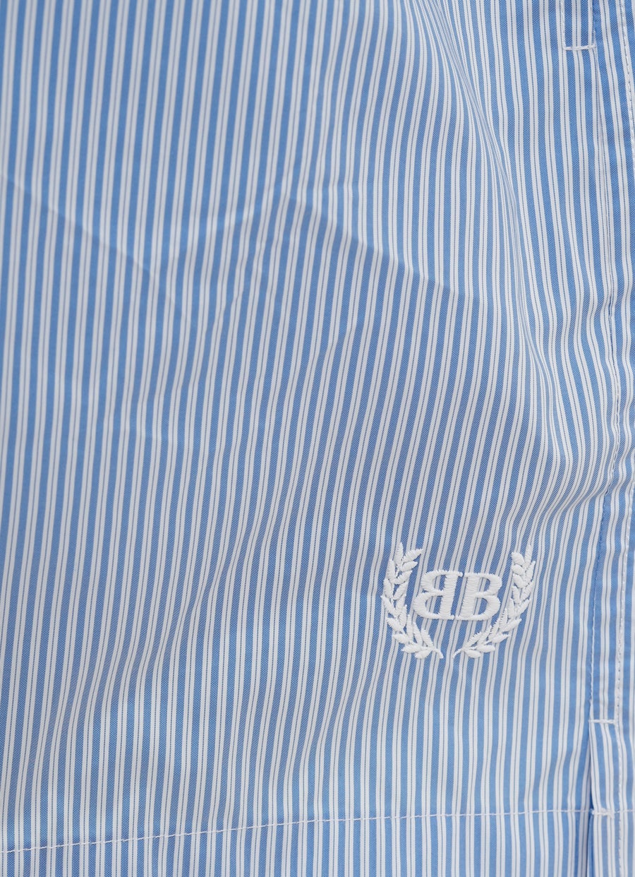 Bañador tipo bóxer a rayas