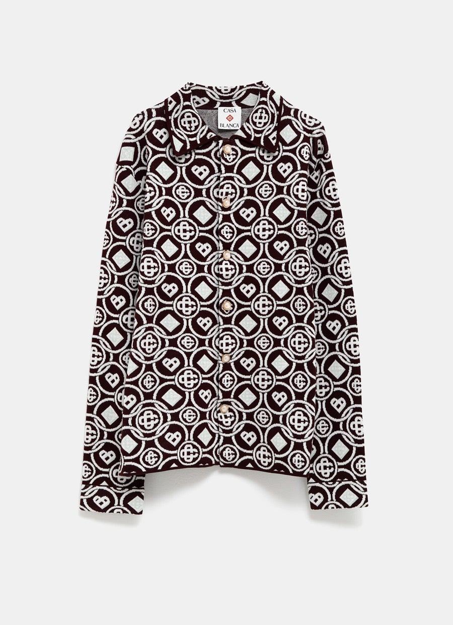 Camisa de punto con monograma