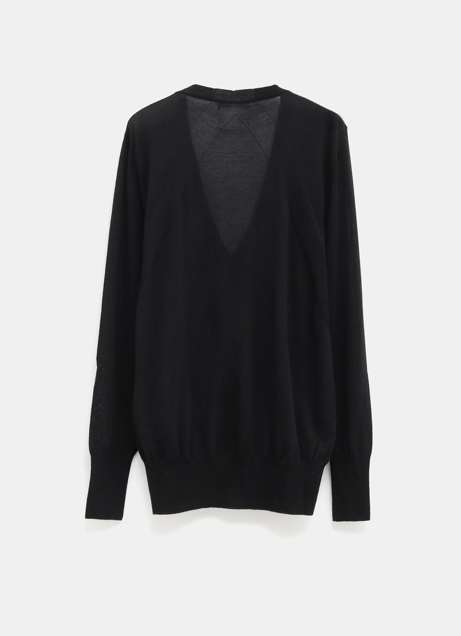 Jersey con cuello de pico