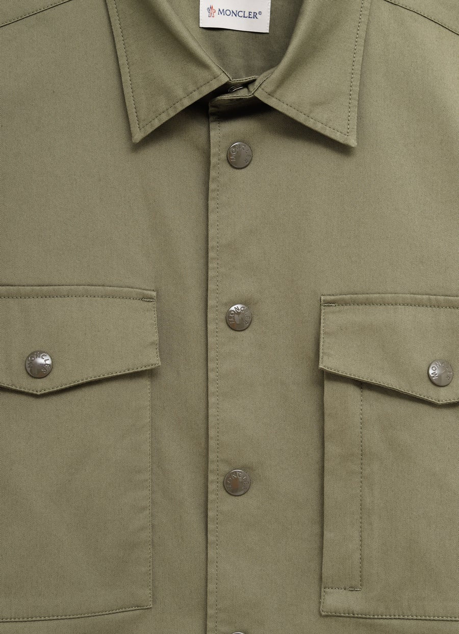 Camisa de gabardina para hombre