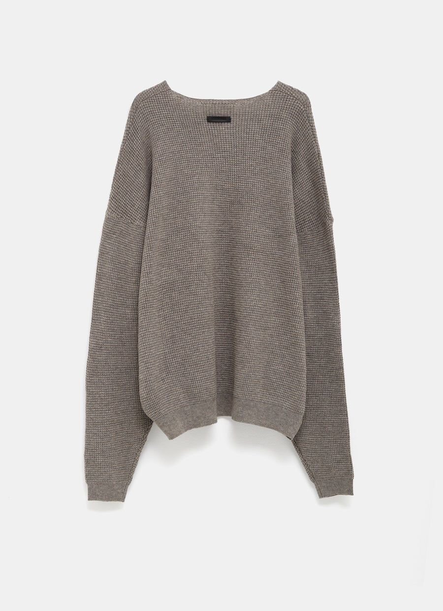 Jersey de punto gofre para hombre